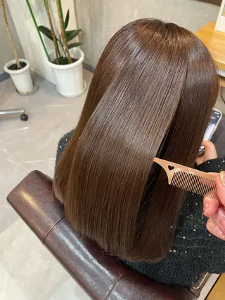 セミロング 近澤 佑香のヘアスタイル