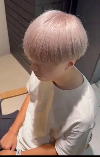 カラー メンズ メンズパーマ 特化こうきのヘアスタイル