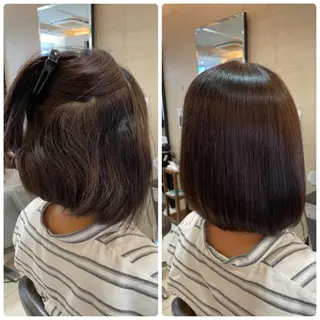 ミディアム 美髪・髪質改善🌟 山口博史のヘアスタイル