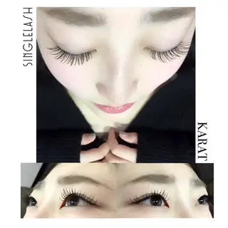マツエク・マツパ ★KAEDE★伊勢崎 【KARAT】のマツエク・マツパデザイン
