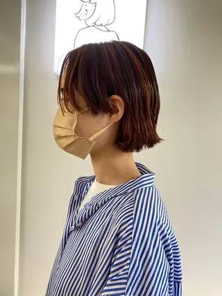 ショート 平尾駅直結/徒歩0分 イノセントヘアのヘアスタイル