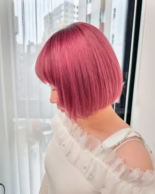 ミディアム 🔷ブリーチバレイヤ ージュ🔷飯野達也のヘアスタイル