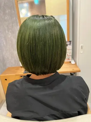 ショート カラー ヘアアレンジ 🌈髪質改善・美髪矯 正・平野瀬乃🌈のヘアスタイル