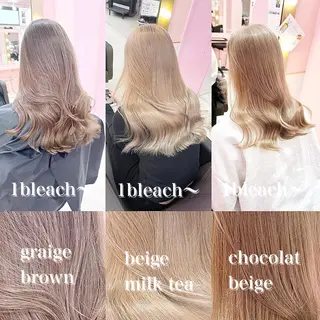 セミロング ❄️💛エクステ ブリーチ❄️yukiのヘアスタイル