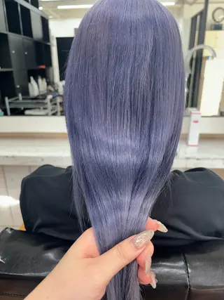 ロング カラー 香野 優子のヘアスタイル