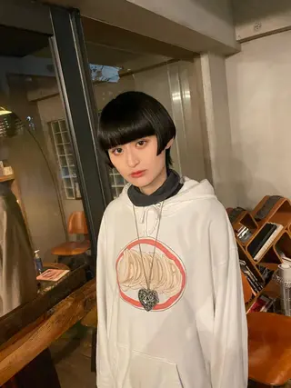 ショート 縮毛矯正/髪質改善 RENのヘアスタイル