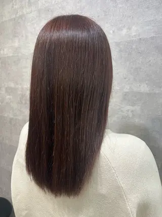 ロング カラー 紫音 cutwells郡山のヘアスタイル