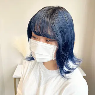 ミディアム カラー 髪質改善/韓国ヘア 顔まわり特化yutoのヘアスタイル