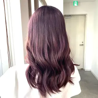 ロング カラー パーマ ヘアアレンジ アイブロウ 🍒透明感カラー/ emiri🍒のヘアスタイル