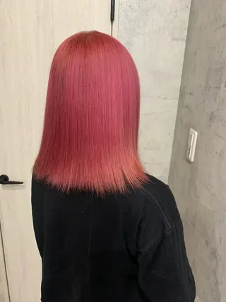 カラー 酸性ストレート 髪質改善のヘアスタイル