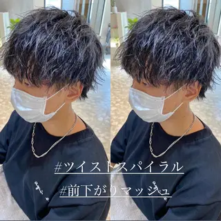 パーマ メンズ 梅田中崎町メンズ 美容師ユースケのヘアスタイル