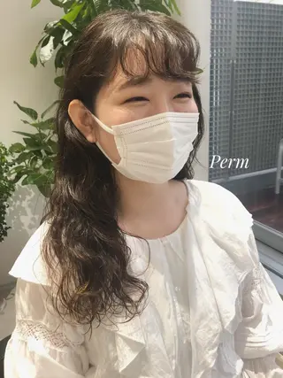 ロング ✨透明感ケアカラー✨ 長野ゆきなのヘアスタイル