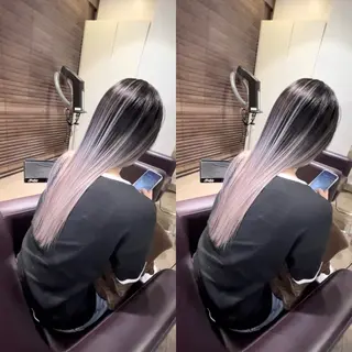ロング カラー hair &eye LAWE.店長のヘアスタイル