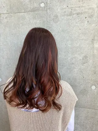 ロング カラー な つのヘアスタイル