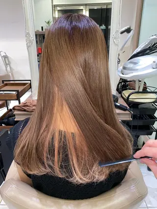 ロング カラー 🧸メンズモデル 募集中🍯のヘアスタイル
