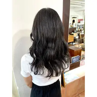 ロング カラー ヘアアレンジ 🦋エクステ/透明感 カラー🦋宮川莉央のヘアスタイル