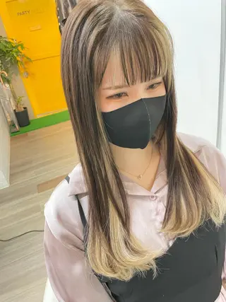 プルエクステ/潤艶 最強矯正/西野入のヘアスタイル