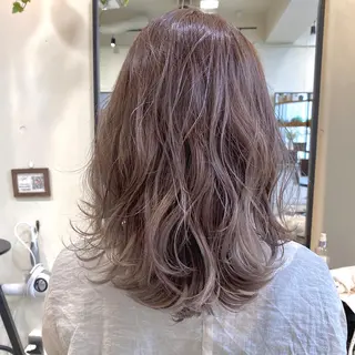 ミディアム カラー ヘアアレンジ 【ダメージレス施術】 【透明感】北村 拓也のヘアスタイル
