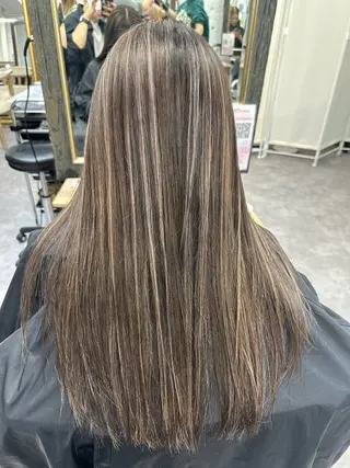 ロング カラー ヘアアレンジ 久米 治仁のヘアスタイル