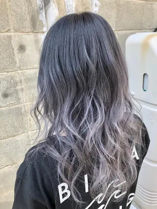 カラー ダブルスキルエクステ /羽エクステ白石宇由のヘアスタイル