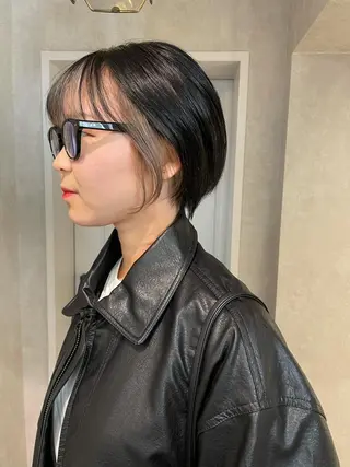 ショート カラー ナチュラル透明感🌱 小山美樹子のヘアスタイル