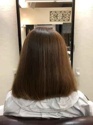 ミディアム パーマ SOA FLEAR Tsuyoshiのヘアスタイル