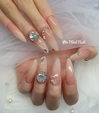 ネイル HANA 長さだしのネイルデザイン