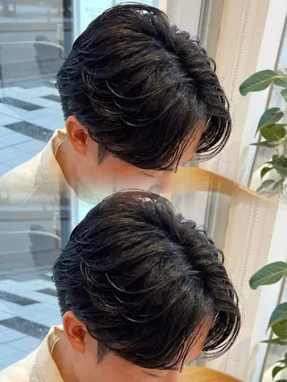 メンズ 🔷メンズフェザー スタイル🔹竹内凌のヘアスタイル