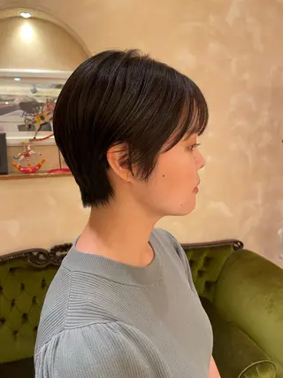 ショート ボブ ホノカのヘアスタイル