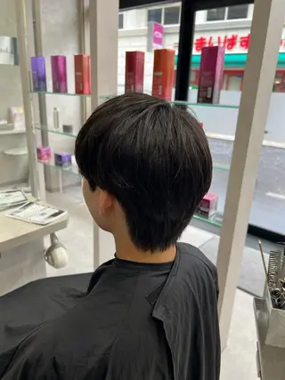 ショート パーマ メンズ SENA 再現性 パーマと縮毛矯正のヘアスタイル