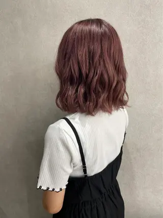 セミロング カラー 武井　弘希 ブリーチなしカラー✨のヘアスタイル