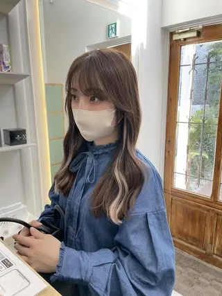 ロング 吉村 憂々のヘアスタイル