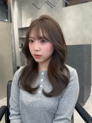 ロング カラー ᴀɴᴊɪ♡韓国eye .hair/京都🎀のヘアスタイル