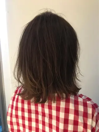 ミディアム カラー レイヤーカット✂️ 横浜No1♡下鳥翔子のヘアスタイル