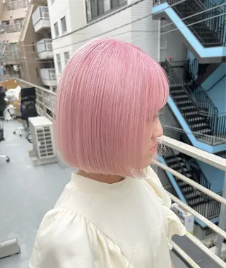 ミディアム カラー パーマ ヘアアレンジ メンズ キッズ ネイル マツエク・マツパ アイブロウ ブリーチ　ハイトーン 特化🌈フジタハルキのヘアスタイル