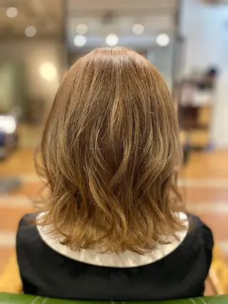 ミディアム 山﨑 優真のヘアスタイル