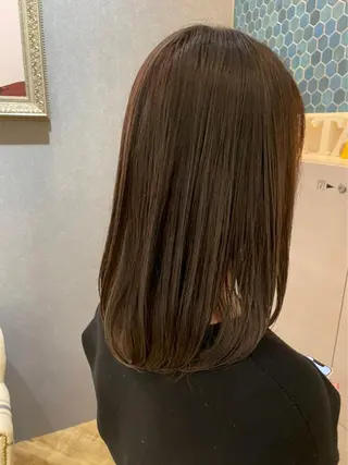 ミディアム カラー 大橋 拓実のヘアスタイル