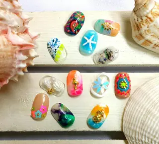 ネイル 河野ちえ (雑誌掲載サロン)のネイルデザイン