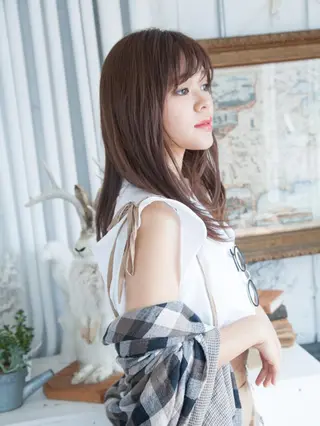 セミロング Conforto店長 渡邊のヘアスタイル