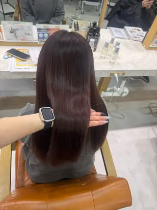 ロング 野中 悠那のヘアスタイル