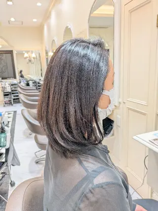 ロング カラー Salon de with根本博史のヘアスタイル