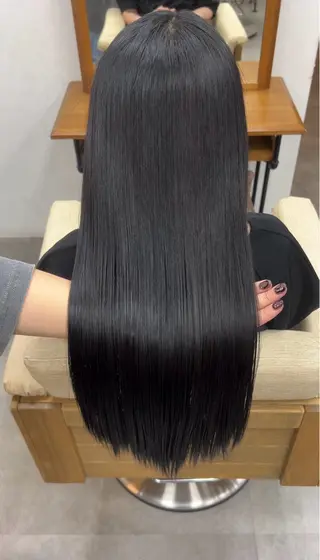 ロング たかはし るなのヘアスタイル