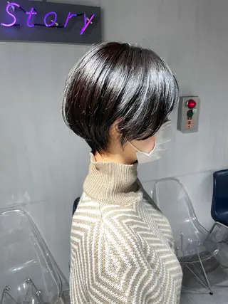 ショート カラー 🦋ハイトーンボブ ショート🦋トシキのヘアスタイル