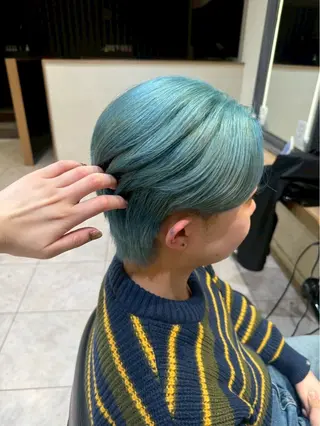 カラー メンズ ハイトーン 🦋🎶LENのヘアスタイル