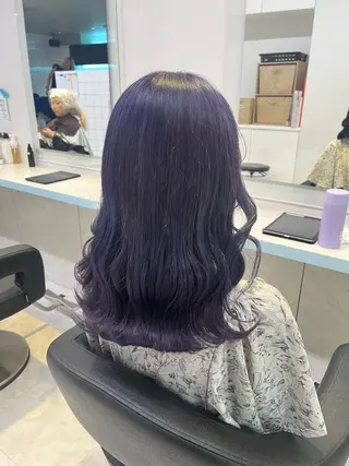 ミディアム カラー ブリーチカラー 🩵MIZUKIのヘアスタイル