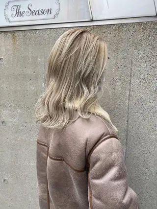 ロング カラー ブリーチ指名 NO1🌈SAKIのヘアスタイル