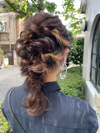 セミロング ヘアアレンジ hazuki 🌝のヘアスタイル