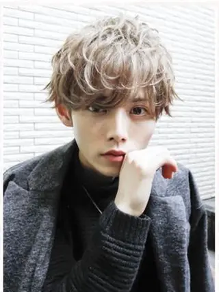 ミディアム 🦁メンズモデル募集 🎧関瑠奈🛵のヘアスタイル