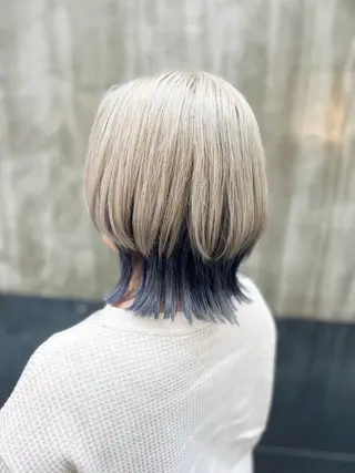 ミディアム カラー 🍇おぐら めぐみ🍇のヘアスタイル
