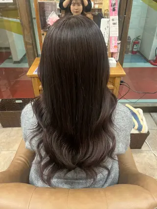 ロング ヘアアレンジ ヤマダ アヤノのヘアスタイル